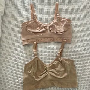 Set of 2 kindred bravely Sublime hands free pumping and nursing bras sz. medium